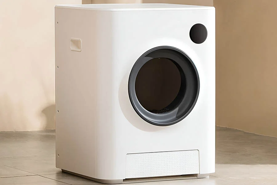 rotating litter box