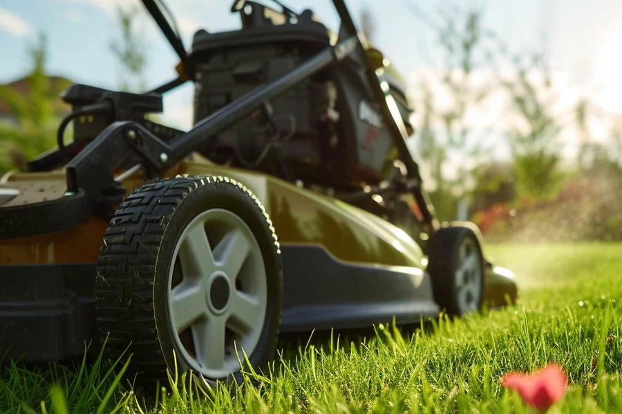 battery powered push lawn mower